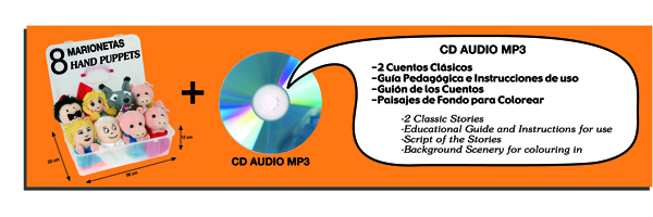 TITERES DE MANO CLASICAS + CD-125628098