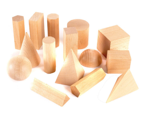 Formas geometricas online madera