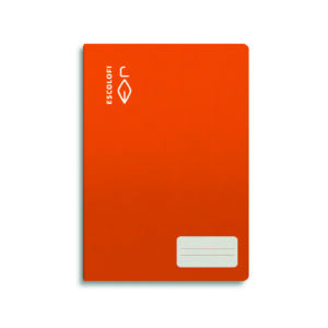 LIBRETA CUART 32F 70GR CUAD 4X4 NARANJA-0