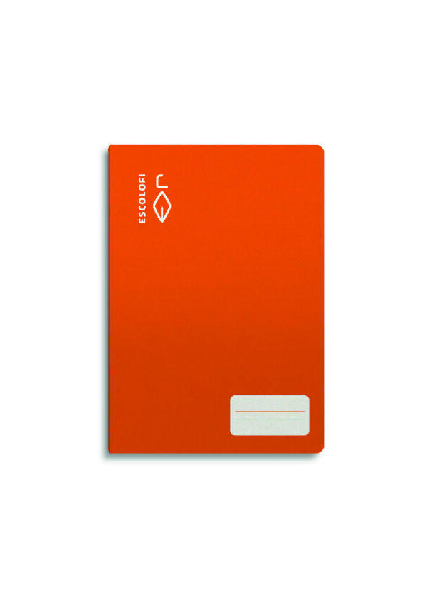 LIBRETA CUART 32F 70GR CUAD 4X4 NARANJA-0