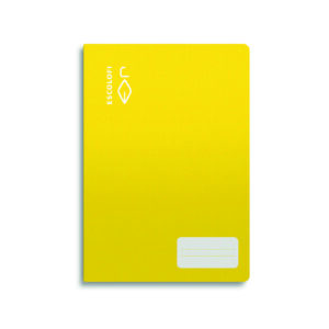 LIBRETA CUART 32F 70GR CUAD 4X4 AMARILLO-0