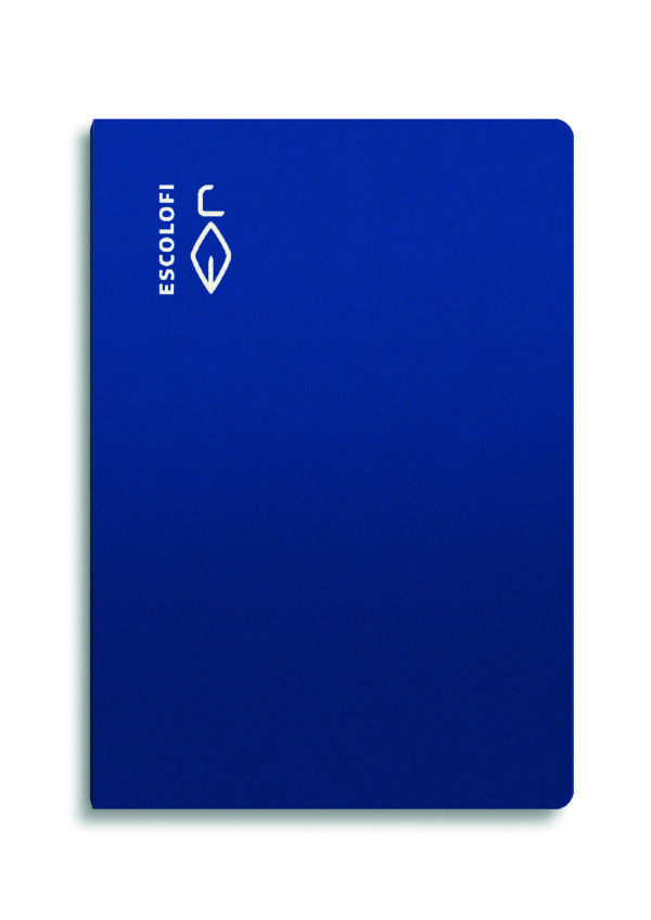 LIBRETA FOLIO 50F 70GR CUAD 6X6 AZUL MAR-0