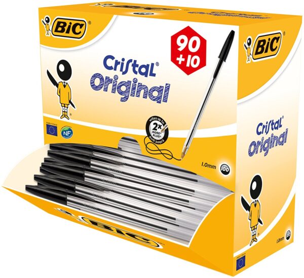 PACK BIC CRISTAL 90+10 NEGRO-0