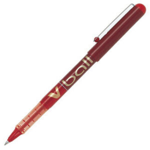 ROTULADOR PILOT V-BALL ROJO CJ 12u-0