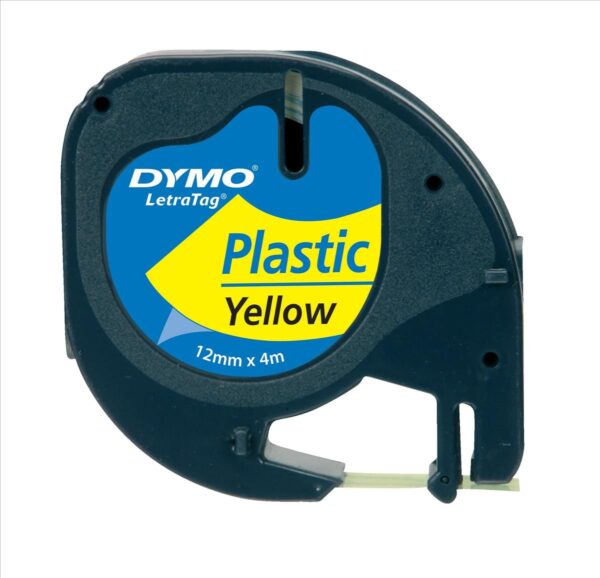 CINTA DYMO-TAG AMARILLA PLASTI-0