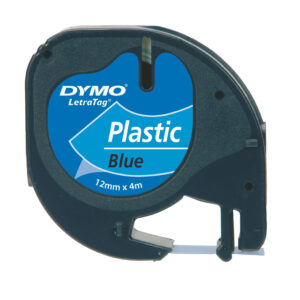 CINTA DYMO-TAG AZUL PLASTICO-0