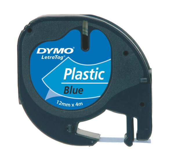 CINTA DYMO-TAG AZUL PLASTICO-0