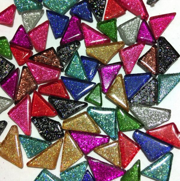 MOSAICOS VIDRIO GLITTER TRIANGULARES-0