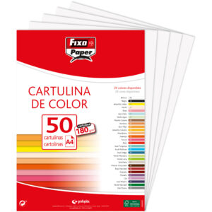 CARTULINA 180g A4 BLANCO PAQ.50u-0