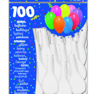 GLOBOS BLANCOS BOLSA 100u-0