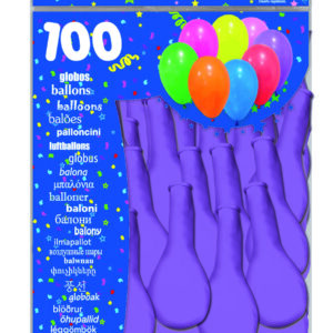 GLOBOS VIOLETAS BOLSA 100u-0