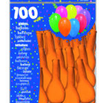 GLOBOS NARANJAS BOLSA 100u-0