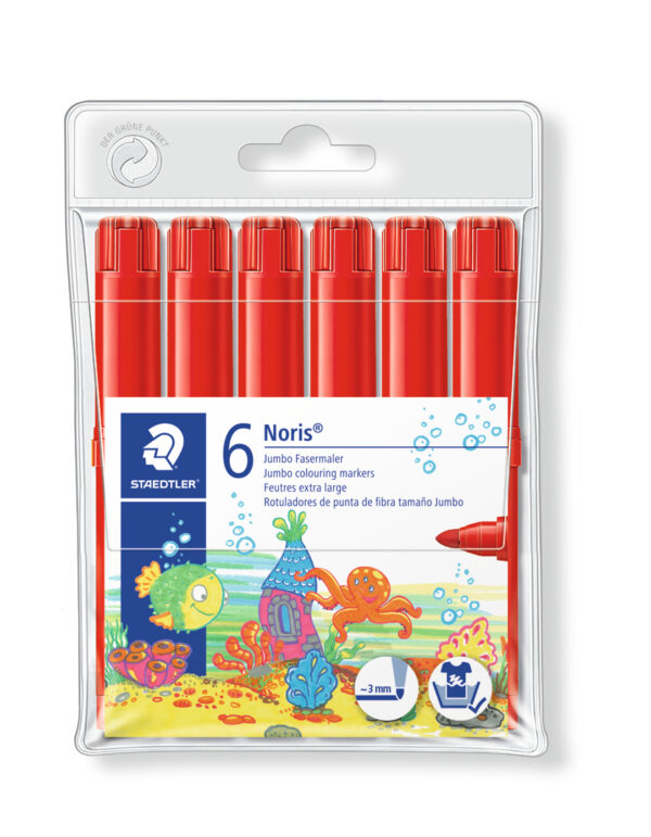 ROTULADOR WATERCOLOR-340 ROJO CJ 6u-0