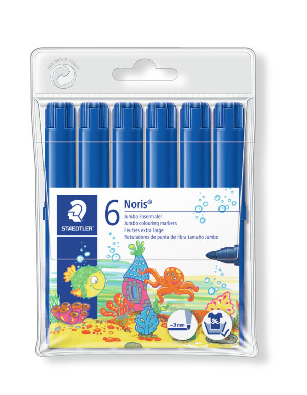 ROTULADOR WATERCOLOR-340 AZUL OSC CJ 6u-0