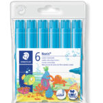 ROTULADOR WATERCOLOR-340 AZUL CL. CJ 6u-0