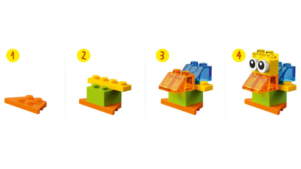 LEGO CLASSIC ladrillos transparentes-125625709