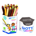 SCHOOLPACK GIOTTO TURBO COLORES PIEL 32u-125625713