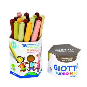 SCHOOLPACK GIOTTO MAXI COLORES PIEL 16u-125625715