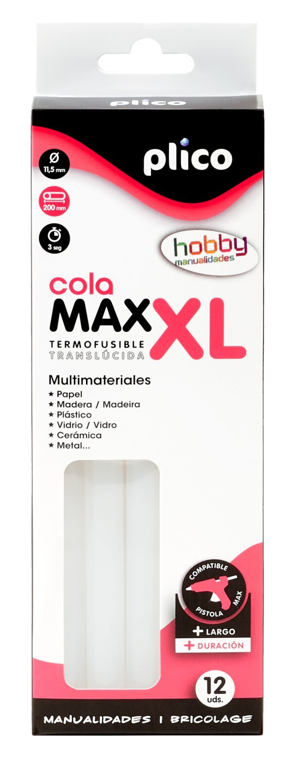 BLISTER COLA TERMOFUSIBLE MAXI XL 12 UN-0