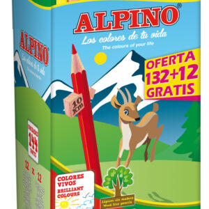 PACK ESCOLAR LAPIZ ALPINO 132 + 12U-0