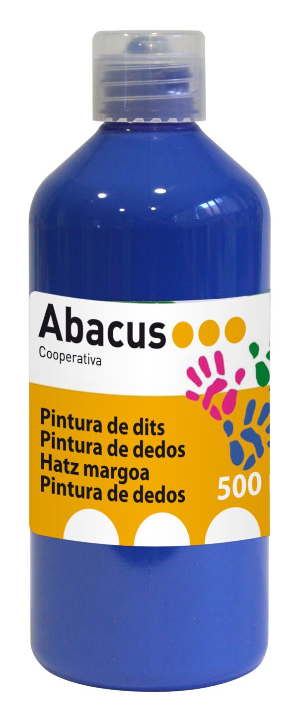 AB PINTURA DEDOS BOT 500ml AZUL OSCURO-0