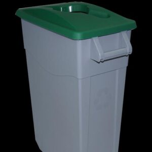 CONTEN. RECICLAR TAPA ABIERTA 65L VERDE-0