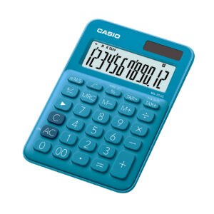 CALCULADORA CASIO MS-20 UC AZUL 2021-0