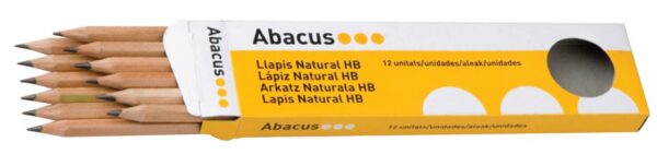 LAPICES ABACUS NATURAL 12u-0