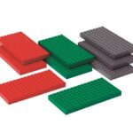LEGO COMPL. 9 bases pq.-0