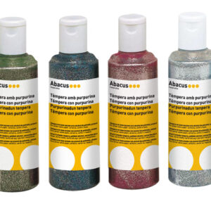 AB TEMPERA"GLITTER" 250ml VERDE-0